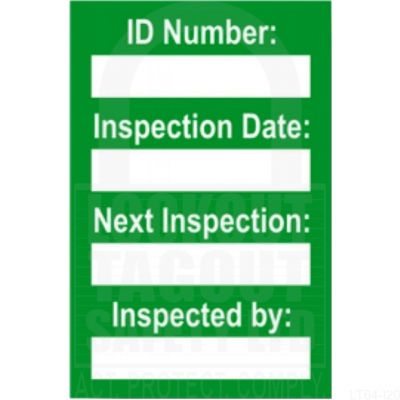 Harness Inspection MicroTag Inserts x20